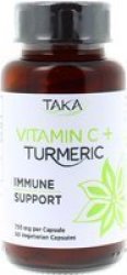 Health Vit C & Turmeric Capsules Immune Support