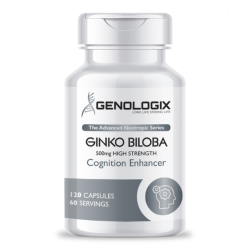 Genologix - Gingko Biloba Extract 500MG 60 Servings X 120 Capsules