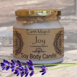 Natural Soy Body Candle: Joy - Earth Magick 250ML