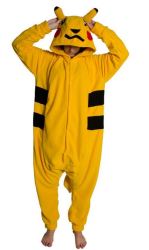 AFreaka - Adults Pikachu Inspired Onesie In Yellow & Black