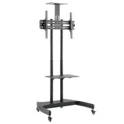 Economy Tilt Height-adjustable Steel Mobile Av Trolley TVARM-TVST01B