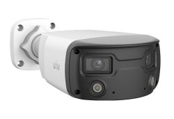 Unv - Ultra H.265 -P3- 4MP Dual-lens Colorhunter 160-DEGREE Wide Angle Fixed Bullet Camera - UN-IPC2K24SE-ADF40KMC-WLI0