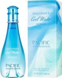 Davidoff Cool Water Woman Pacific Summer Edition Eau De Toilette 100ML - Parallel Import Usa
