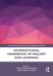International Handbook Of Inquiry And Learning Hardcover