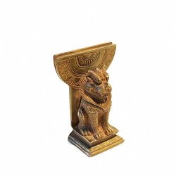 This Lion Card Holder Is A Wonderful Exotic Replica Of An Antique Finish -- A Unique Product From The House Of New Life Ltd.