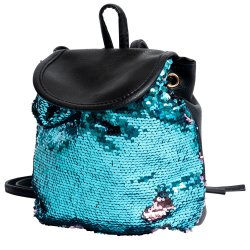 Sequin Back Pack - Turquoise