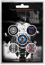 The Who - Quadrophenia Button Badges Pack Of 5
