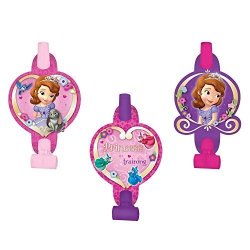 Sofia The First 534 Blowouts 8 Pack - Party Supplies