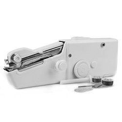 Portable Household MINI Hand Sewing Machine Quick Stitch Sew Needlework Cordless Clothes Fabrics Electronic Sewing Machine