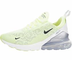 Nike Women's Air Max 270 Barely Volt black summit White Nylon Casual Shoes 6.5 M Us
