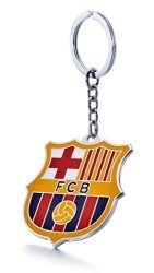 Official Soccer Team Football Club Logo Metal Pendant Keychain Fc Barcelona