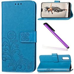 Huawei P20 Case Huawei P20 Cover Emaxeler Stylish Wallet Colour Kickstand Flip Case Credit Cards Slot Cash Pockets Embossing Pu Leather Flip Wallet Case