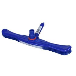 Youeneom 20-INCH Swimming Pool Cleaning Brush With Swimming Pool Suction Vacuum Head Brush For Cleans Walls Tiles Floors Effortlessly Blue