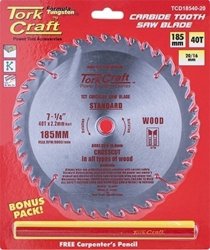Craft Blade Tct 185 X 40T 20 16 General Purpose Combination