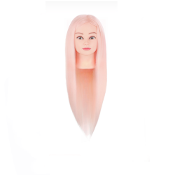 Synthetic Heat Resistant Practice Mannequin Head 22-24 Inches