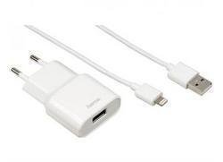 Hama AC USB + Lightning Cable For Apple iPad White - 1.5m