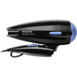 Taurus Studio 2200W Hair Dryer With Diffuser - Black