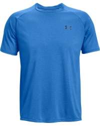 Men's Ua Tech 2.0 Textured Short Sleeve T-Shirt - Brilliant BLUE-787 LG