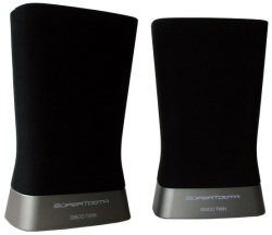 Supertooth Bluetooth Disco Twin Stereo Speakers - Black