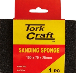 Tork Craft Sanding Sponge D sided 100x70x25mm 80 120grit