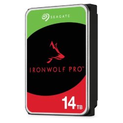 Seagate Ironwolf Pro ST14000NT001 14TB 3.5" Hdd Nas Drives 7200 Rpm Sata 6GB S Interface 256MB Cache 550TB YEAR Unlimited Ba