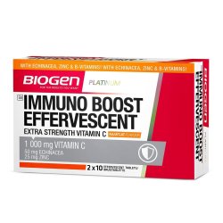Biogen Platinum Biogen Immuno Boost Fizzy 20'S - Naartjie