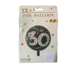 Number 30 Foil Balloon