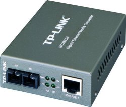 Tp-link Gigabit Ethernet Media Converter Up To 1000MBPS RJ45 To 1000M Multi-mode Sc Fiber MC200CM
