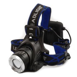 Zoomable Cree Bright LED Waterproof Headlamp - 1200 Lumens