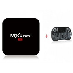 Pro Mxq Plus 2GB 16GB 4K Smart Tv Box + I8 Backlit MINI Wireless Keyboard With Touchpad Infrared Remote Control
