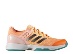Adidas Women's Adizero Ubersonic 2 Tennis Shoes - Orange pink