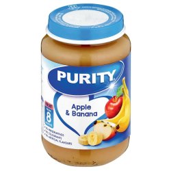 Purity Jar Apple & Banana 200ML FROM8 Months