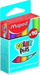 MAPEX Maped Color& 39 Peps Coloured Chalk Box Of 10