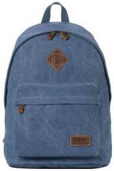 Troop London Organic Cotton Casual Day Backpack Blue