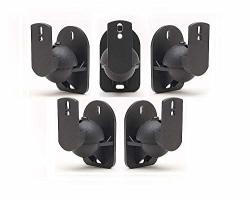 5 Pack Of Black Speaker Wall Mount Brackets For Bose Sony Panasonic Samsung And More Renewed