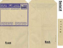 Bechuanaland Serial Lettercard Aerogram Stationery Envelope Unused