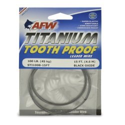 Deals on American Fishing Wire Titanium Tooth Proof Single Strand