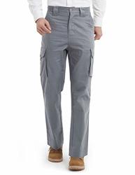 TICOMELA FR Pants for Men Flame Resistant Cargo Pants Lightweight 100% Cotton NFPA2112 7.5oz Elastic Waist Pants 