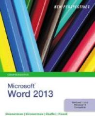 New Perspectives On Microsoft Word 2013 Comprehensive Paperback