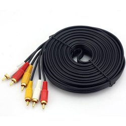 3 Rca Male To 3 Rca Male 10M Av Rca Cable