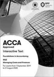 Fia Managing Costs And Finances MA2 - Interactive Text Paperback