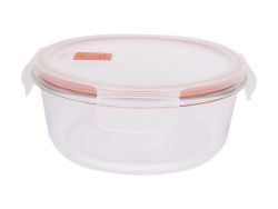 Baker's Secret Round Borosilicate Glass Food Storage Box Set Of 4