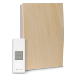 Honeywell RCWL3505A1005 N Decor Customizable Wood Wireless Doorbell Door Chime And Push Button