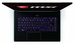 Leze - Ultra Thin Tpu Keyboard Skin Cover For Msi GF63 PS63 GS65 P65 WS65 WP65 Gaming Laptop - Purple