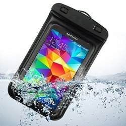 Waterproof Pouch Dry Bag For Samsung Galaxy S5 S 5 Sv S5 Active 2014 Smartphone Black