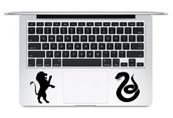 House Gryffindor And House Slytherin Harry Potter Keyboard Trackpad Apple Macbook Laptop Decal Vinyl Sticker Apple Mac Air Pro Sticker