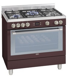 Defy 90cm Gas Electric Red Stove DGS162R