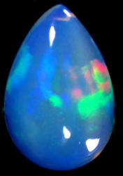 2.03ct Crystal Opal G.i.s.a.certified Pale Body Multi-colour Play Of Colour Fire