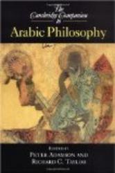 The Cambridge Companion to Arabic Philosophy Cambridge Companions to Philosophy
