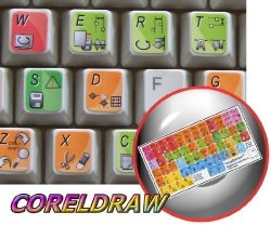 Coreldraw Keyboard Stickers